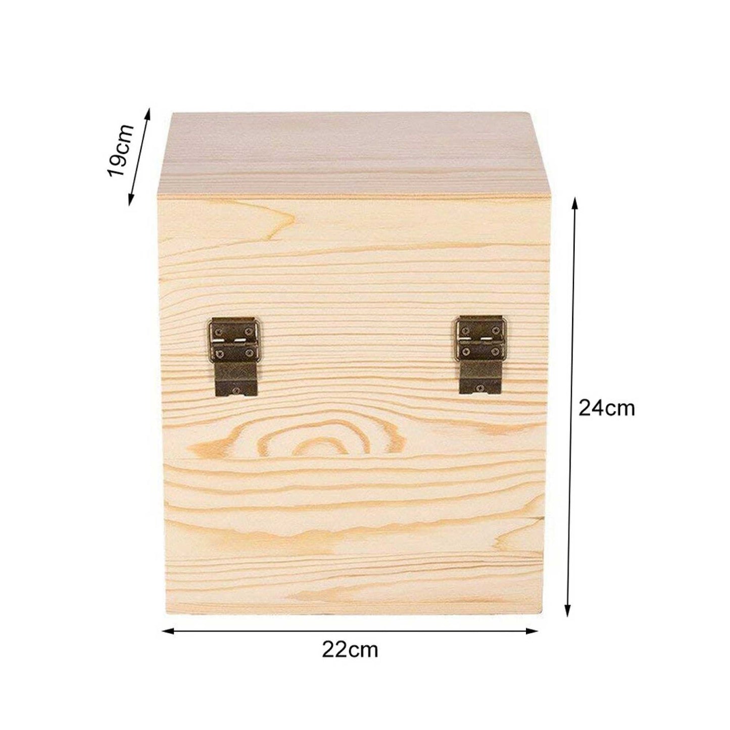 Essential Oils Storage Box - Wooden 3-Tier Bottle Holder - 59 Slots