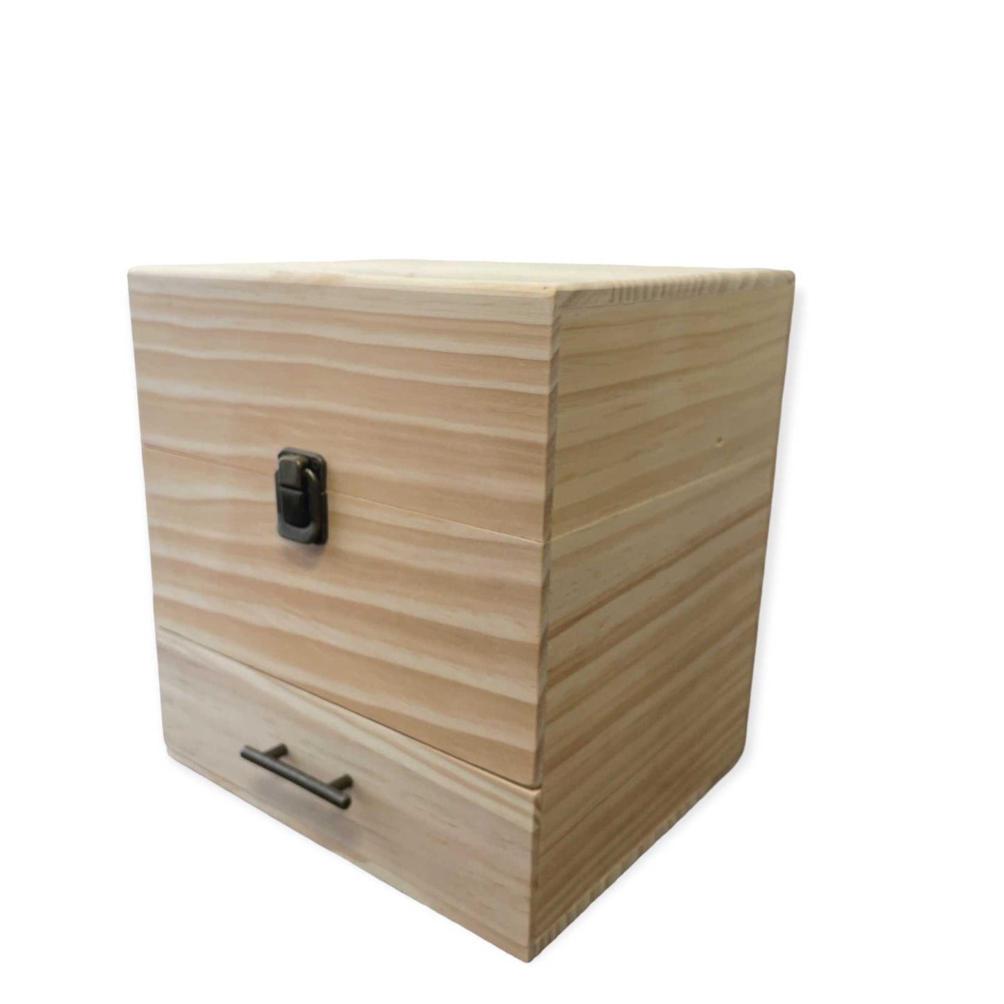 Essential Oils Storage Box - Wooden 3-Tier Bottle Holder - 59 Slots