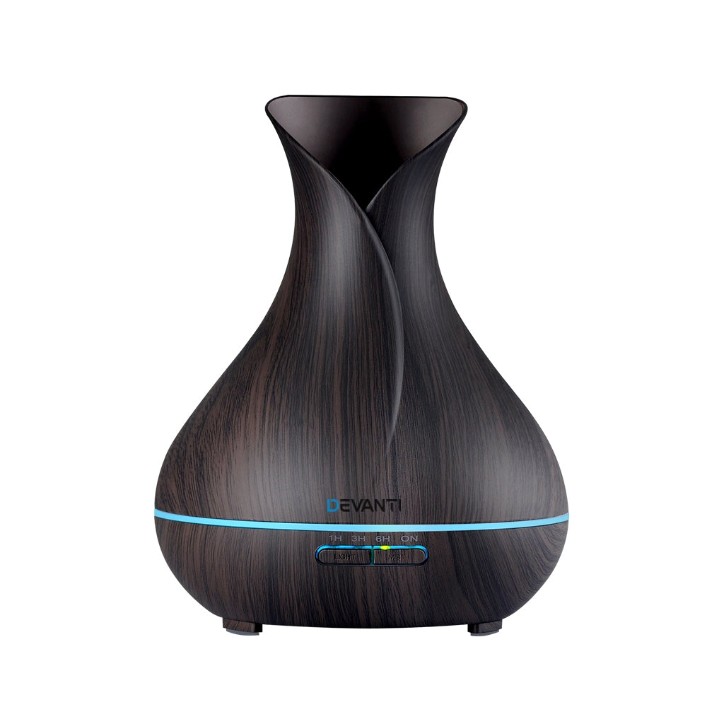 Devanti Aroma Diffuser - Dark Wood 400ml