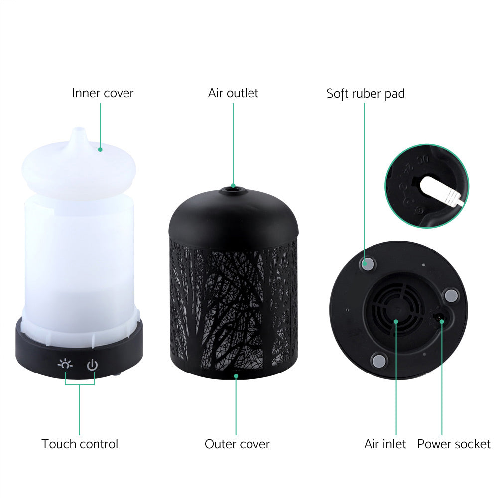 Devanti Aroma Diffuser - Black 160ml