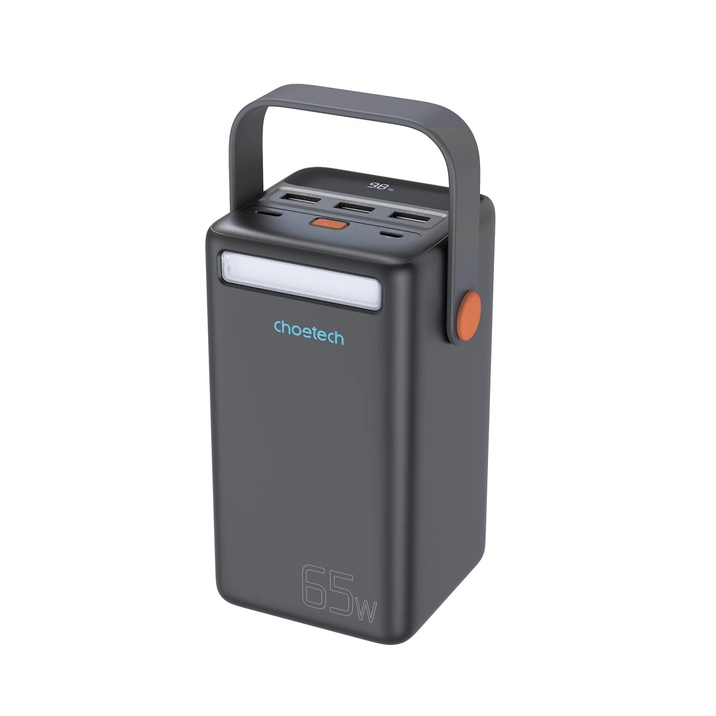 CHOETECH B664 50000mAh PD 65W Power Bank with LED Flashlight and LCD Display