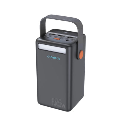 CHOETECH B664 50000mAh PD 65W Power Bank with LED Flashlight and LCD Display