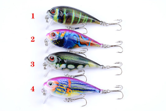 4 x 5.5cm Popper Crank Bait Fishing Lures