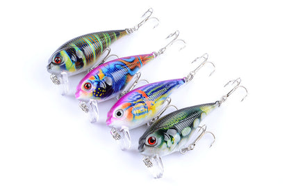 4 x 5.5cm Popper Crank Bait Fishing Lures