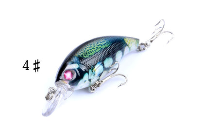 4 x 7.5cm Popper Crank Fishing Lures