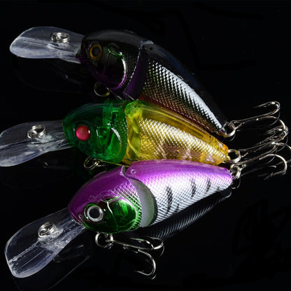 3 x 8.5cm Popper Crankbait Fishing Lures