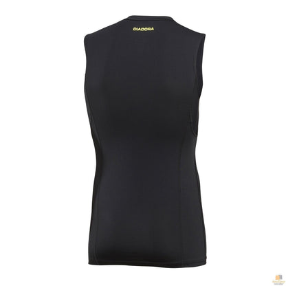 DIADORA Compression Sleeveless Muscle Top - Black - Size XXL